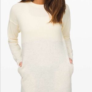 NWT Lululemon Restful Intention Sweater Sz L White